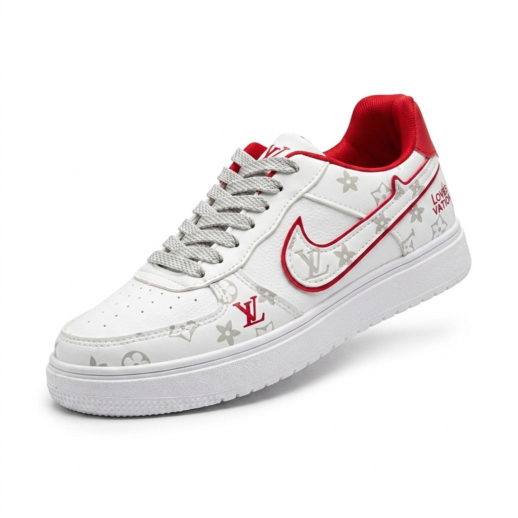 BBCB Premium Sneakers for Men | Luxury Casual & Streetwear Shoes | Navy, Red & Grey | Sizes 40–45