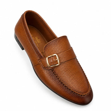 BBCB Premium Genuine Leather Loafers for Men – Luxury Buckle Design, Soft Comfort Footbed & Elegant Formal Style