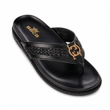 BBCB Premium Medicated Woven Slides – Arch Support, Cushioned Footbed & Comfort