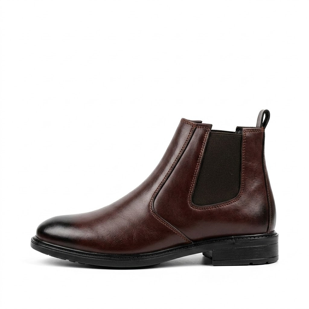 BBCB Premium Chelsea Boots for Men – Leather Finish, Comfort Fit & Durable Sole