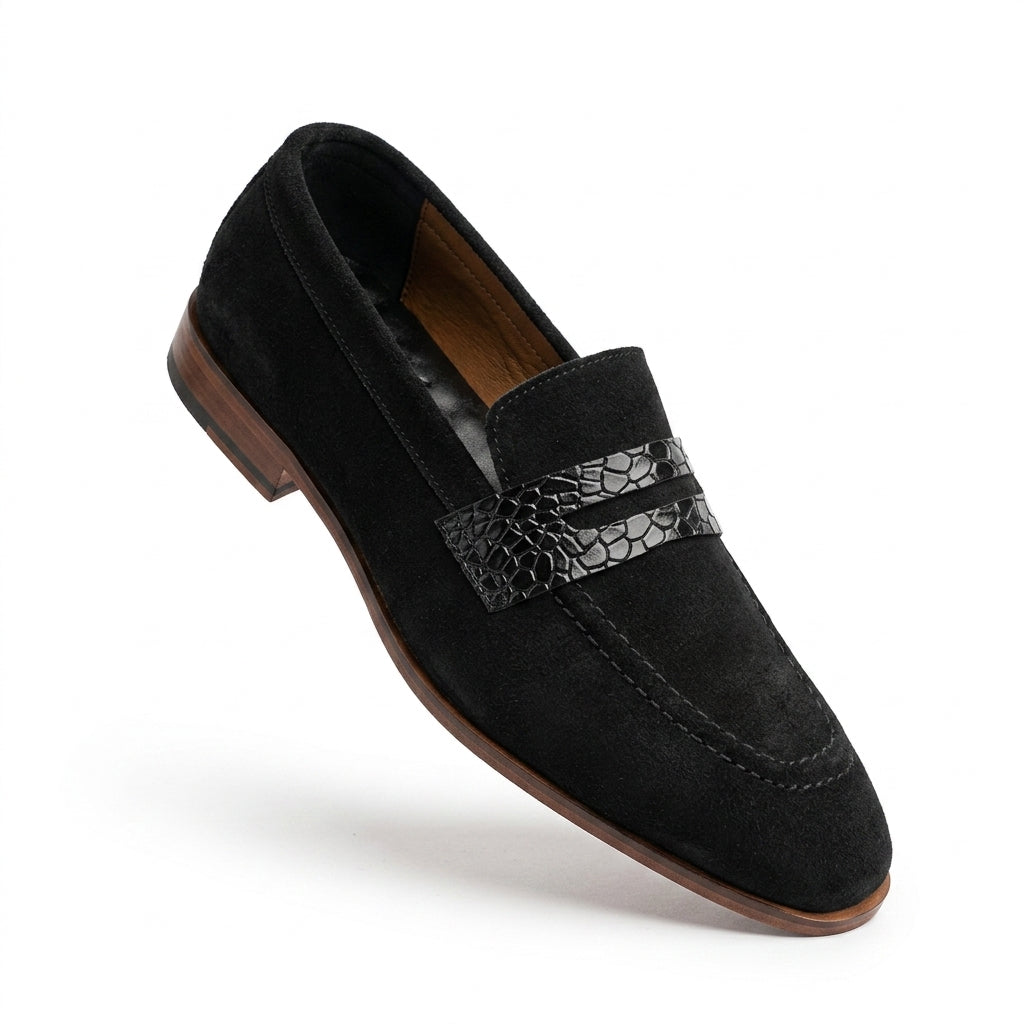 BBCB Premium Suede Loafers – Handmade Luxury Leather Loafers for Men | Black, Brown & Tan