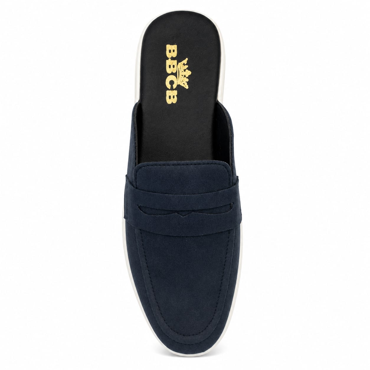 BBCB Premium Comfort Men's Suede Finish Slip-On Mule Shoes | Lightweight Casual Footwear