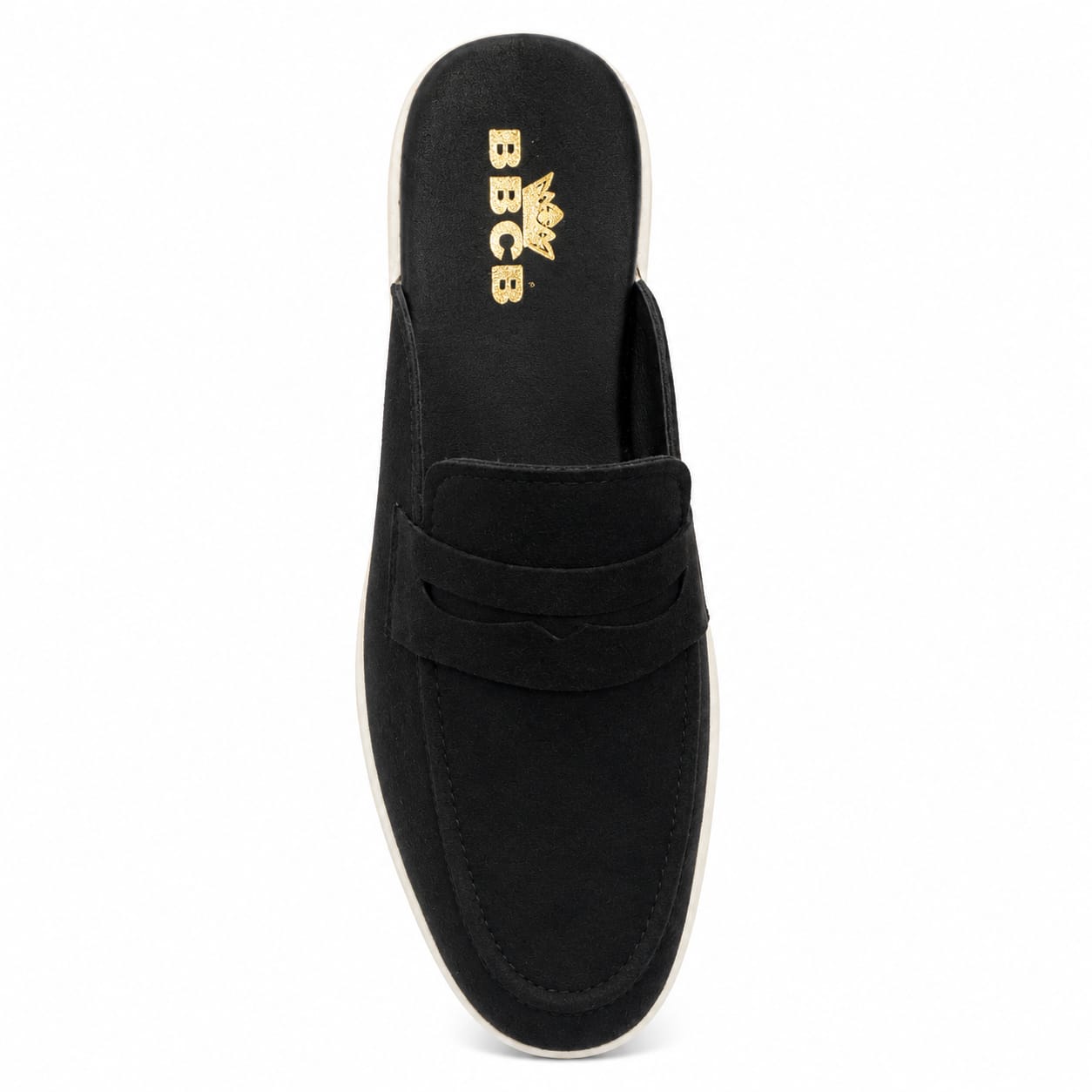 BBCB Premium Comfort Men's Suede Finish Slip-On Mule Shoes | Lightweight Casual Footwear