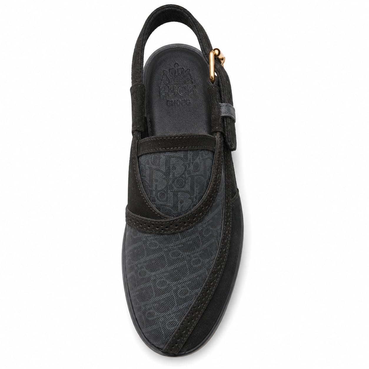 BBCB Premium Diror Sandals – Men's Handmade Comfort Slingback Sandals | Black & Brown