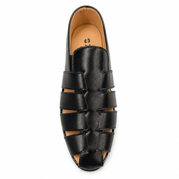 BBCB Premium Roman Leather Sandal for Men – Soft Cushioned Handmade Casual Shoes | Brown & Black