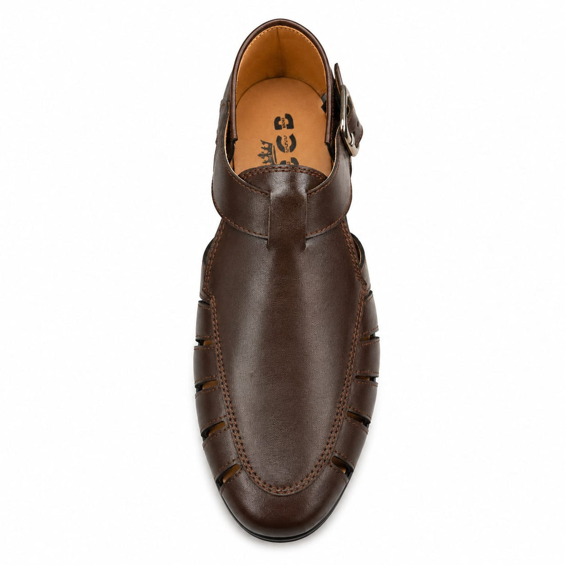 BBCB Premium Roman Leather Sandal for Men – Handmade Soft Cushioned Leather Shoes | Brown & Black