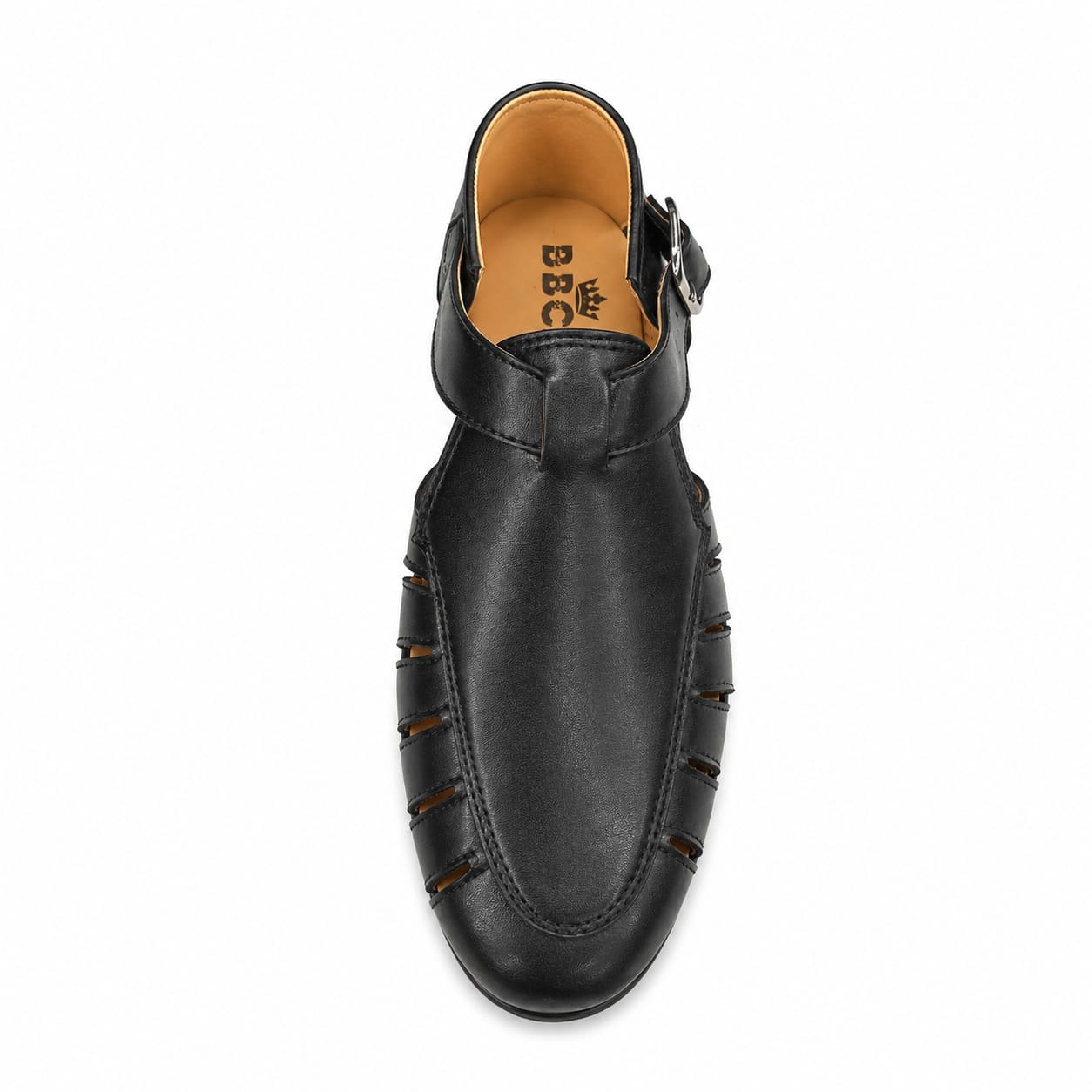 BBCB Premium Roman Leather Sandal for Men – Handmade Soft Cushioned Leather Shoes | Brown & Black