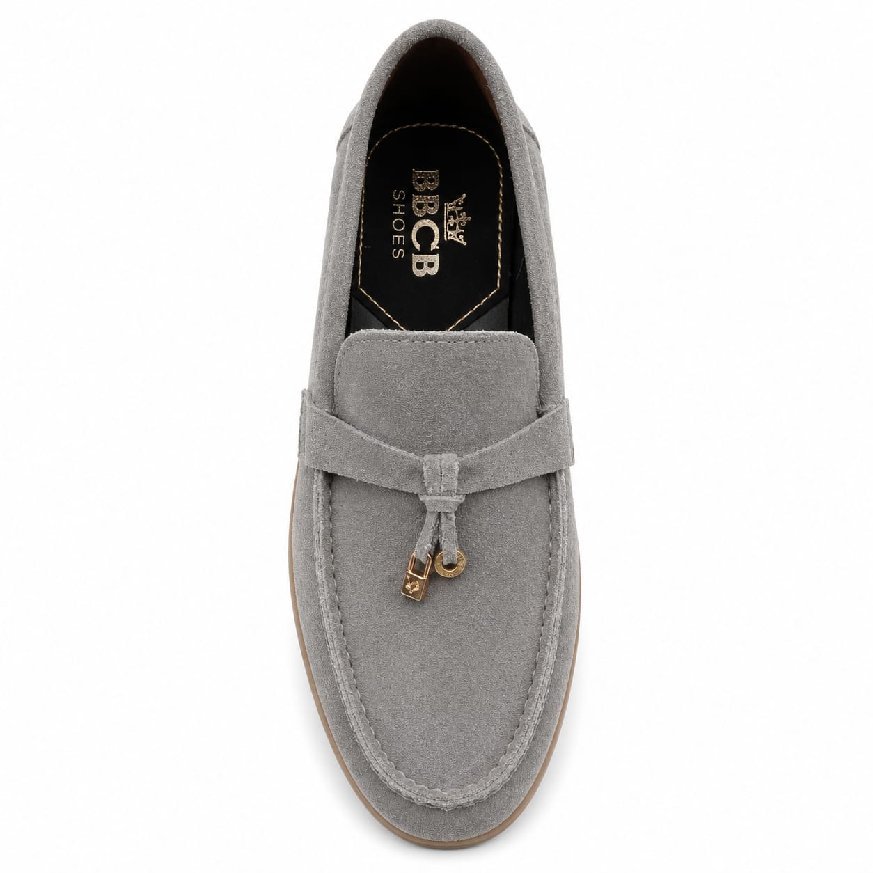 BBCB Premium Loro Piana Suede Loafers – Luxury Slip-On Casual Shoes for Men