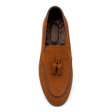BBCB Premium Suede Tassel Loafers for Men – Luxury Slip-On Shoes | Casual, Formal & Semi-Formal