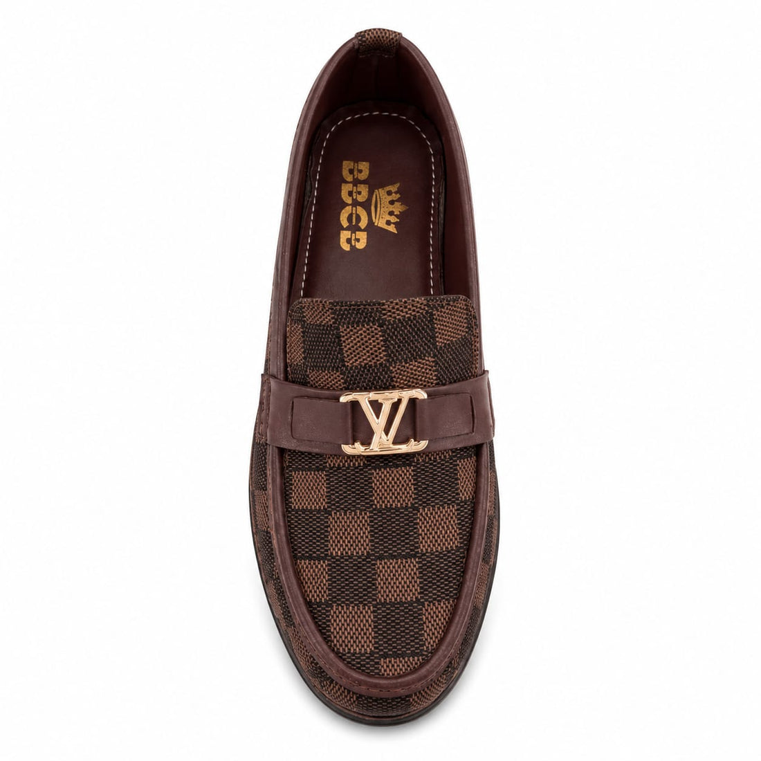 BBCB Premium Canvas Loafers for Men – Luxury Slip-On Casual & Formal Shoes with Gold Buckle