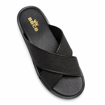 Premium Cross Strap Sandals for Men | Comfortable & Stylish Casual Slides