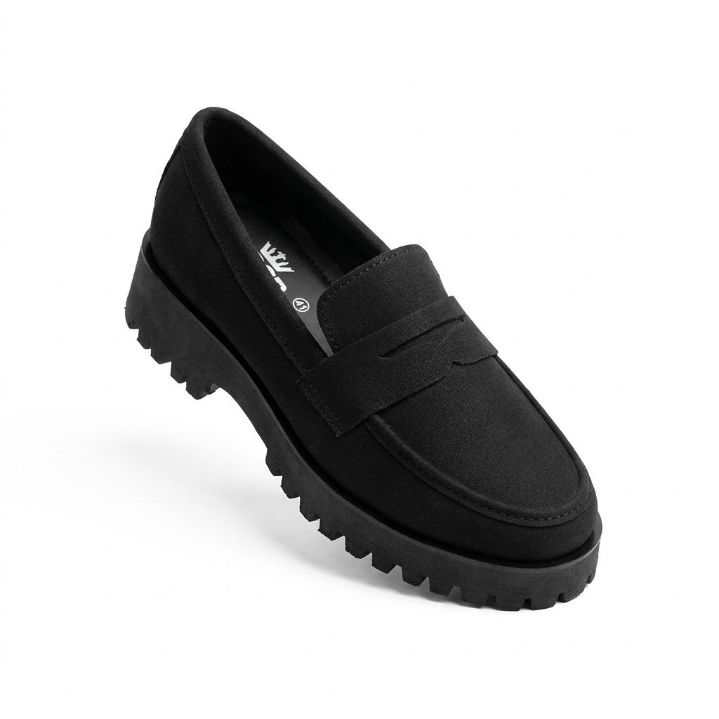 BBCB Men’s High Sole Shoes – Premium Stylish Loafers | Black & Brown