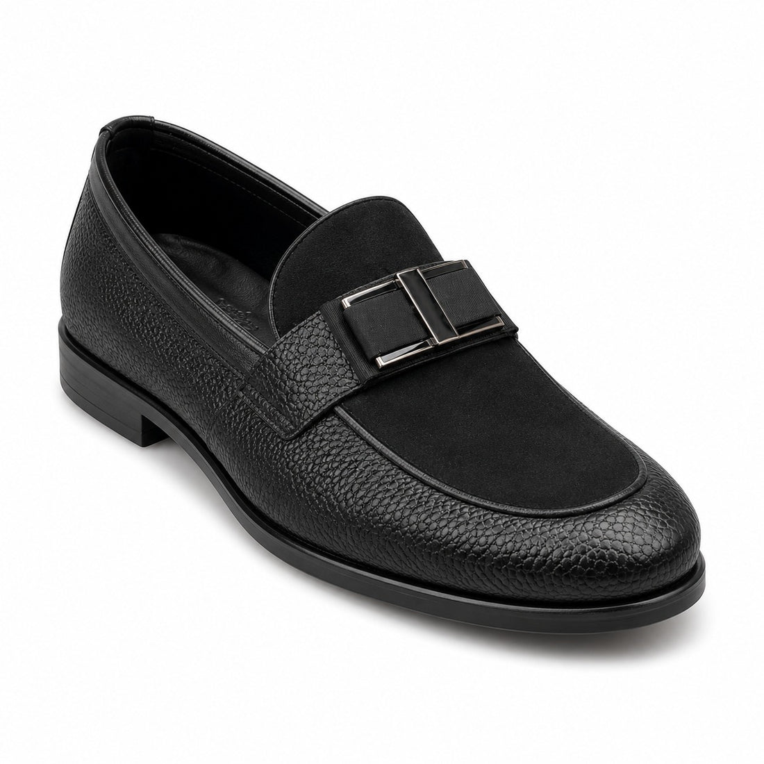 BBCB Premium Handmade Metal Buckle Loafers – Luxury Leather Loafers for Men