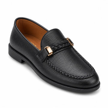 BBCB Premium Hand-Braided Leather Loafers – Luxury Formal & Casual Shoes for Men