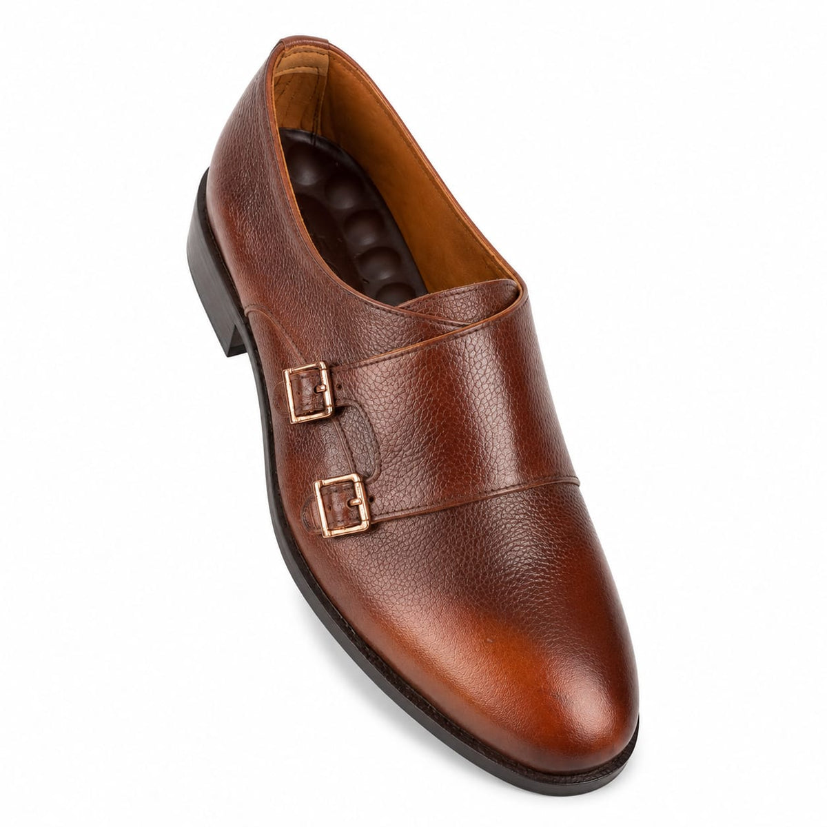 BBCB Premium Double Monk Strap Shoes – Luxury Leather Formal Footwear