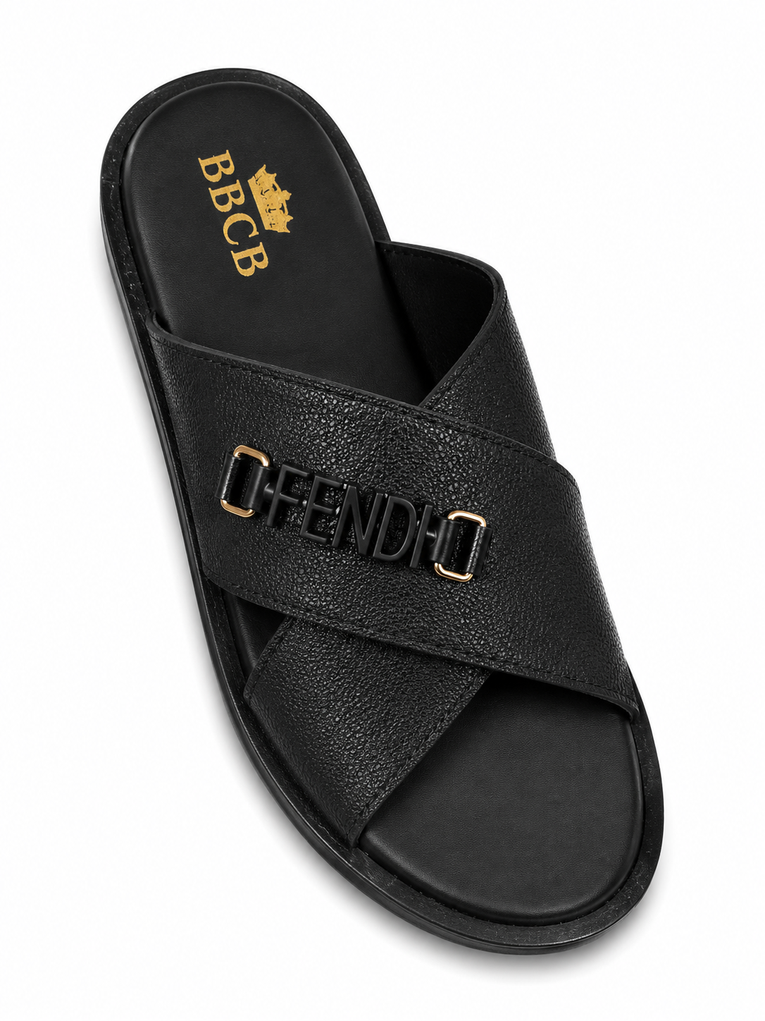 BBCB Premium Fendi Slide Sandals for Men – Luxury Comfort Slip-On Casual Slippers