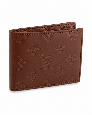 Premium Genuine Leather Bi-Fold Wallet for Men – Embossed Luxury Design | Multiple Card Slots