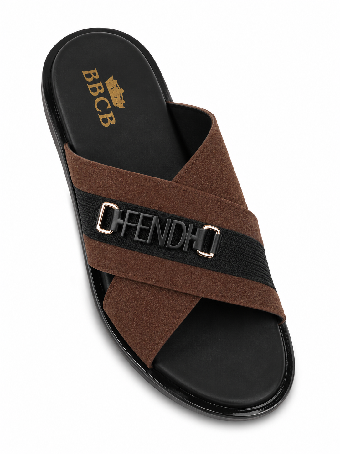 BBCB Premium Fendi Slide Sandals for Men – Luxury Comfort Slip-On Casual Slippers