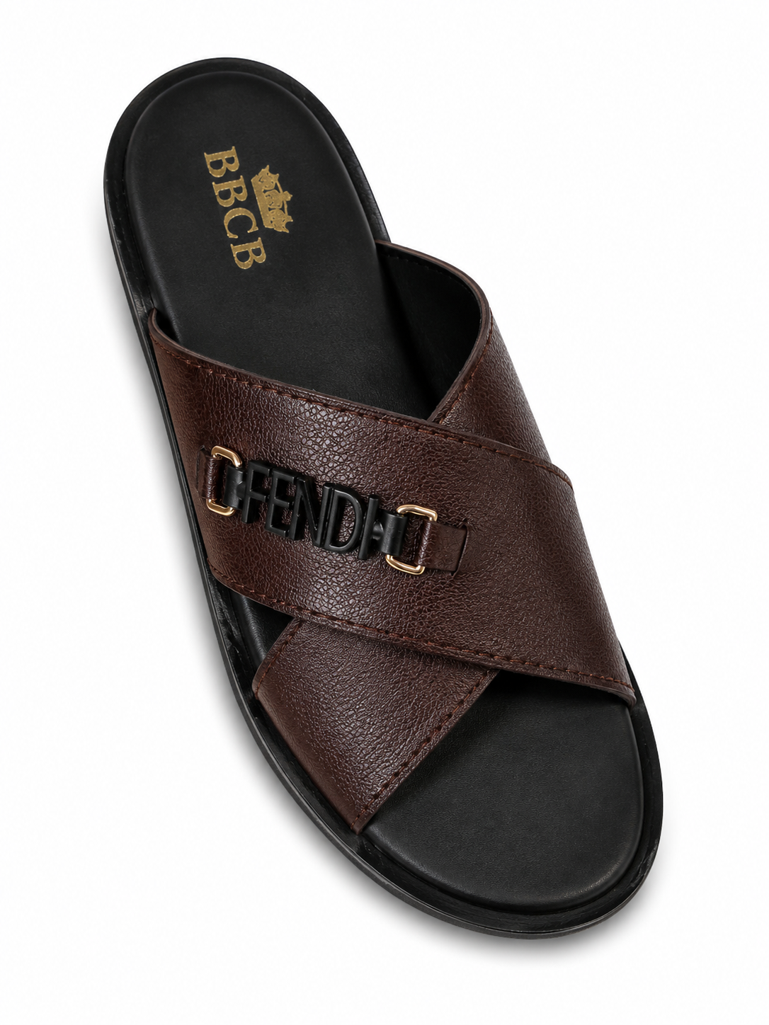 BBCB Premium Fendi Slide Sandals for Men – Luxury Comfort Slip-On Casual Slippers