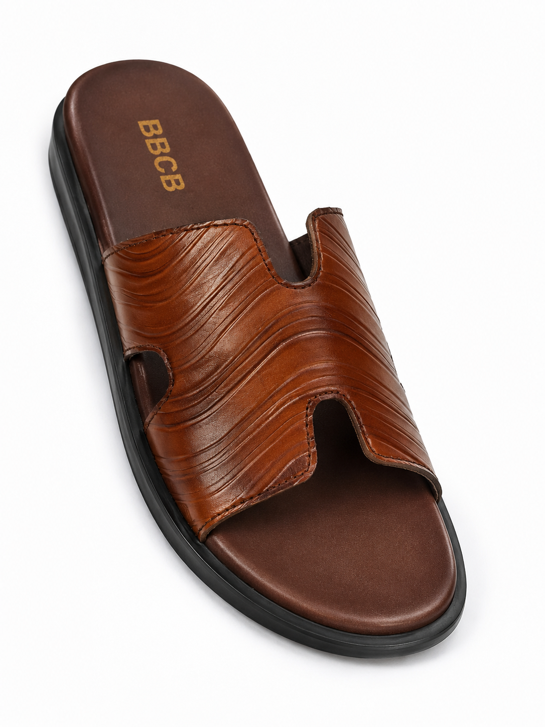 BBCB Premium Wave Texture Slide – Comfortable Medicated Casual Slippers
